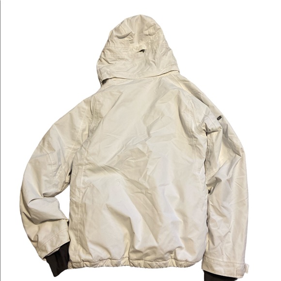 Under Armour white winter jacket Medium purple lining - Picture 2 of 4